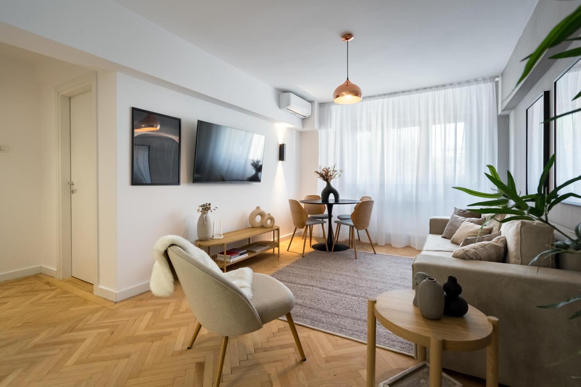 Majestic Downtown Apartment Bucureşti Exterior foto
